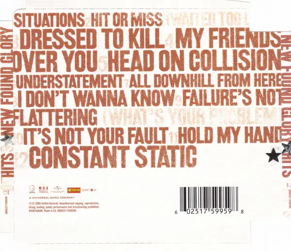 New Found Glory - Hits-1