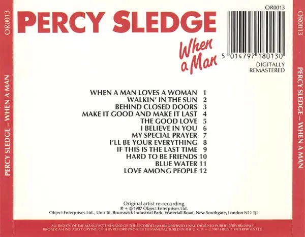 Percy Sledge - When A Man-1