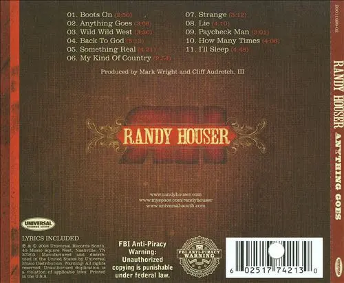 Randy Houser - Anything Goes-1