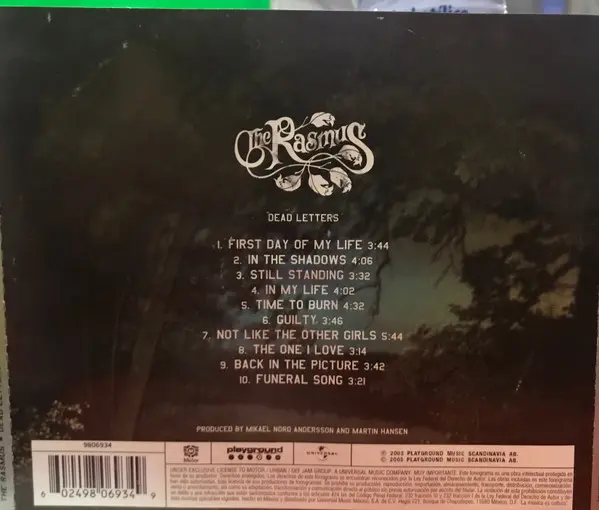 The Rasmus - Dead Letters-1