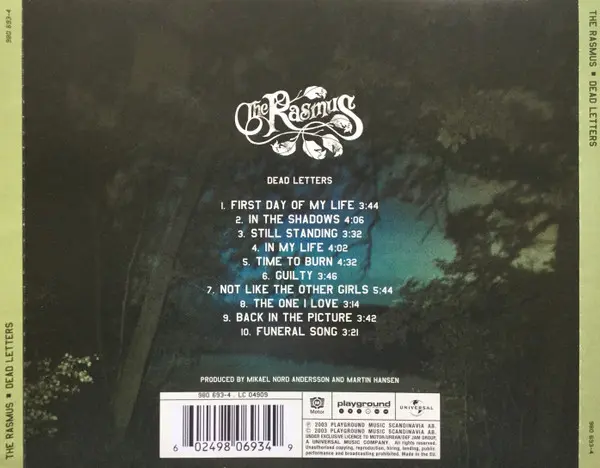 The Rasmus - Dead Letters-2