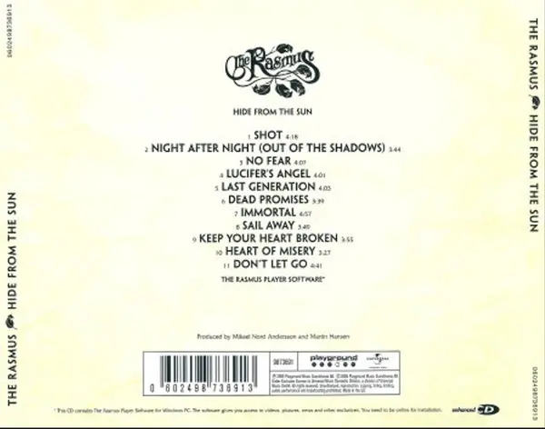 The Rasmus - Hide From The Sun-1