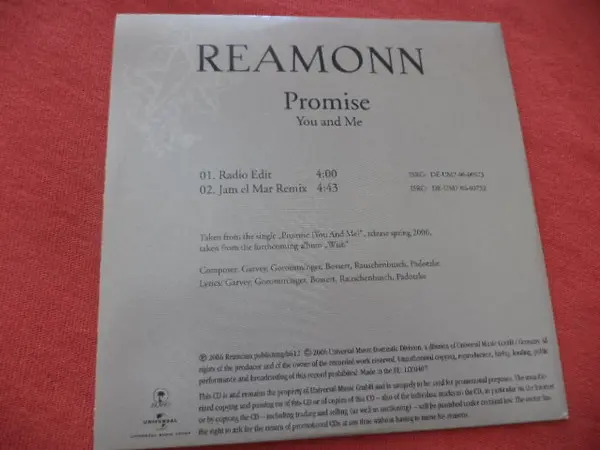 Reamonn - Promise (You And Me)-1