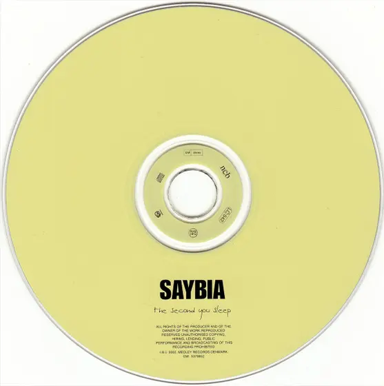 Saybia - The Second You Sleep-2