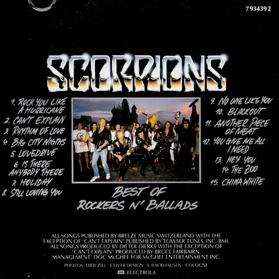 Scorpions - Best Of Rockers N' Ballads-5
