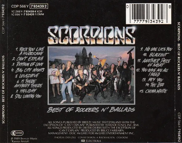 Scorpions - Best Of Rockers N' Ballads-1