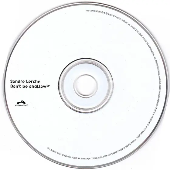 Sondre Lerche - Don't Be Shallow EP-2
