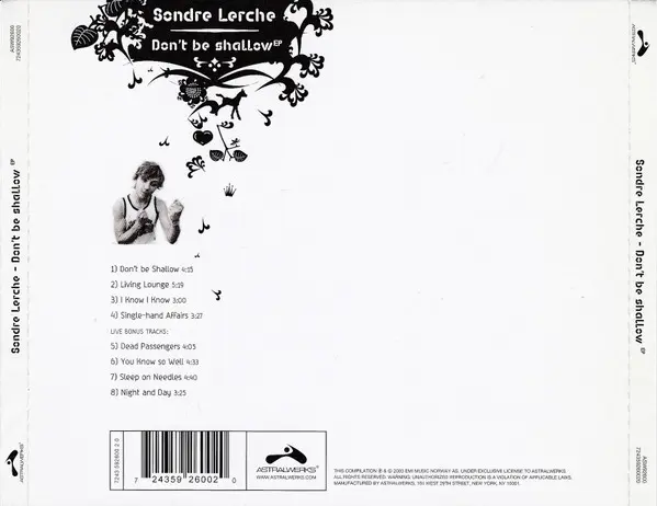 Sondre Lerche - Don't Be Shallow EP-1