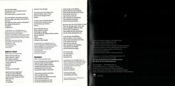 Suzanne Vega - The Best Of Suzanne Vega: Tried And True-7