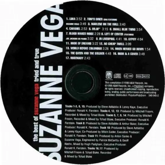 Suzanne Vega - The Best Of Suzanne Vega: Tried And True-0