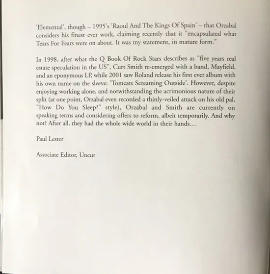 Tears For Fears - The Working Hour (An Introduction To Tears For Fears)-11