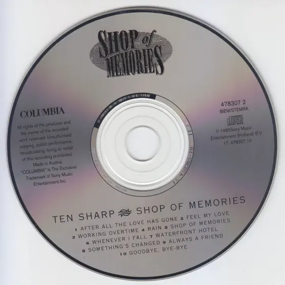 Ten Sharp - Shop Of Memories-2