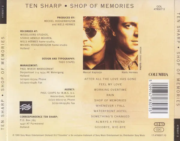 Ten Sharp - Shop Of Memories-1