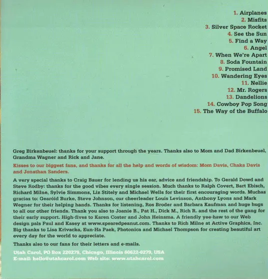 Utah Carol - Comfort For The Traveler-5