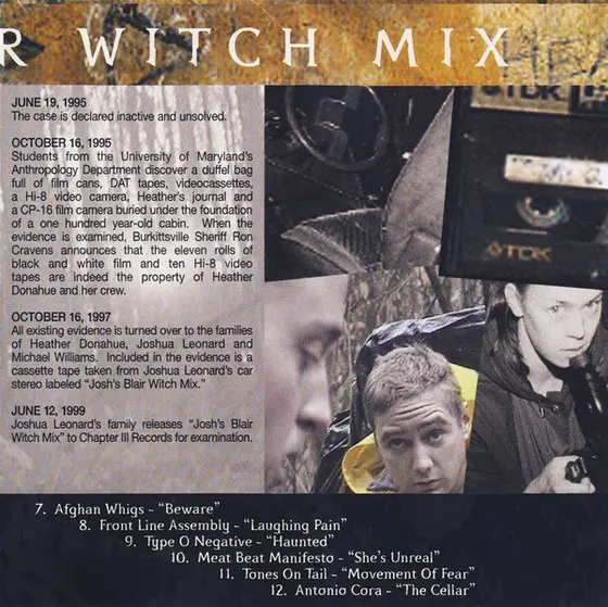 Various - The Blair Witch Project: Josh's Blair Witch Mix-6