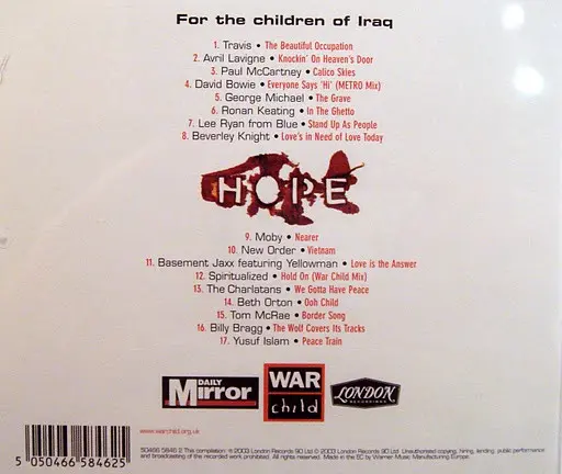 Various - War Child - Hope-2