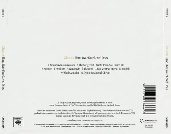 Wheatus - Hand Over Your Loved Ones-1