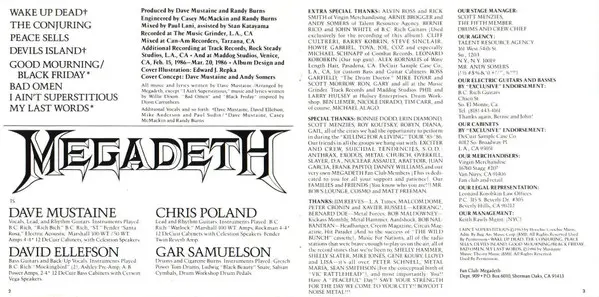 Megadeth - Peace Sells... But Who's Buying?-4