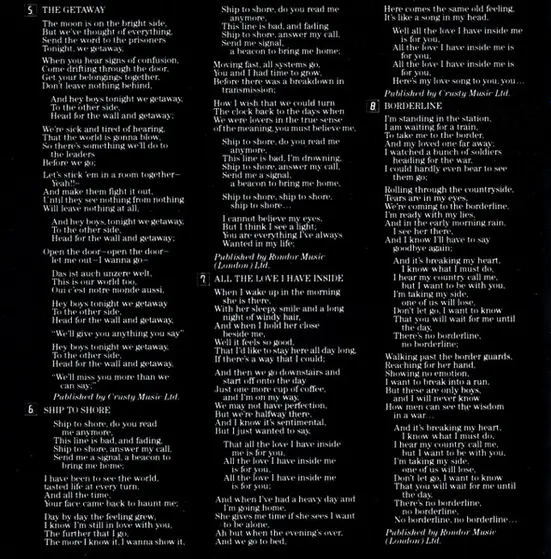 Chris de Burgh - The Getaway-6