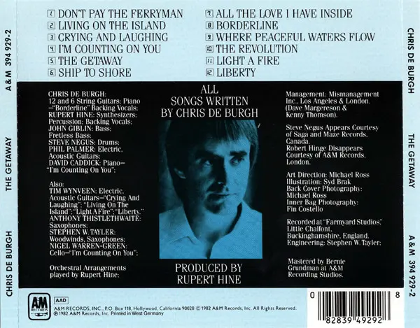 Chris de Burgh - The Getaway-1