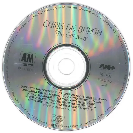 Chris de Burgh - The Getaway-2