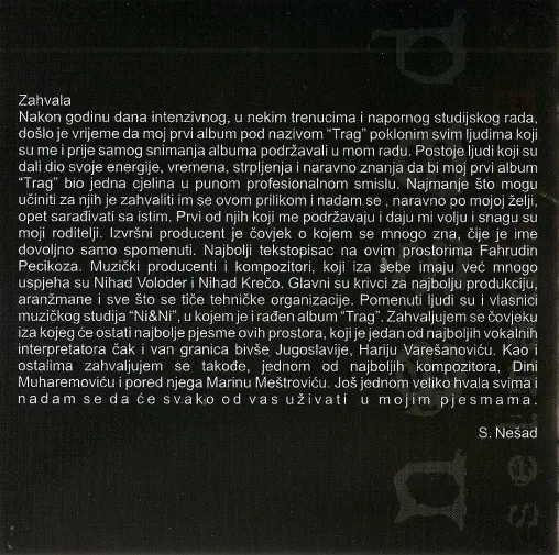 Nešad Selman - Trag-1