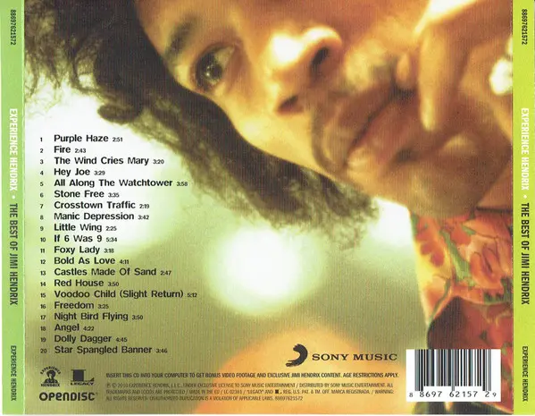 Jimi Hendrix - Experience Hendrix (The Best Of Jimi Hendrix)-1