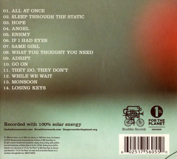 Jack Johnson - Sleep Through The Static-1