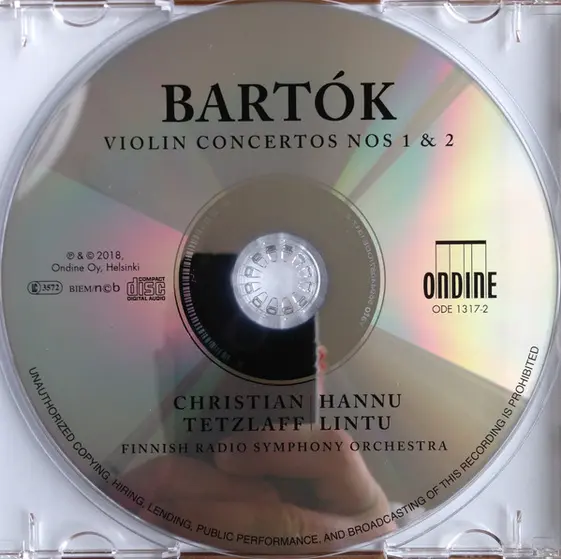 Béla Bartók, Christian Tetzlaff, Hannu Lintu, Radion Sinfoniaorkesteri - Violin Concertos 1 & 2-2