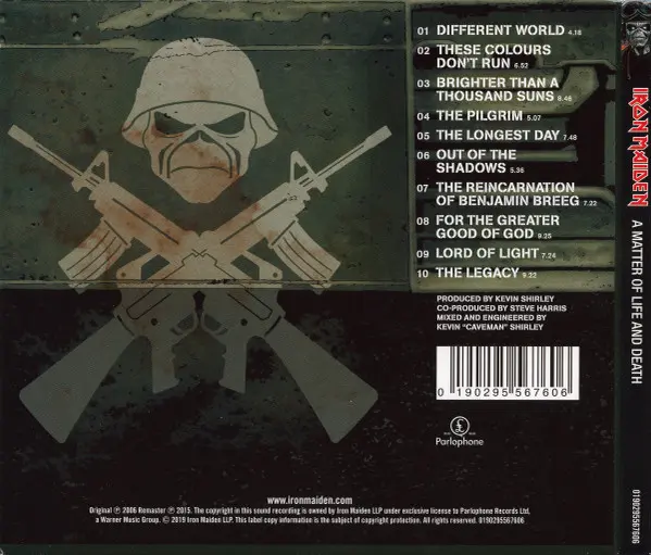 Iron Maiden - A Matter Of Life And Death-1