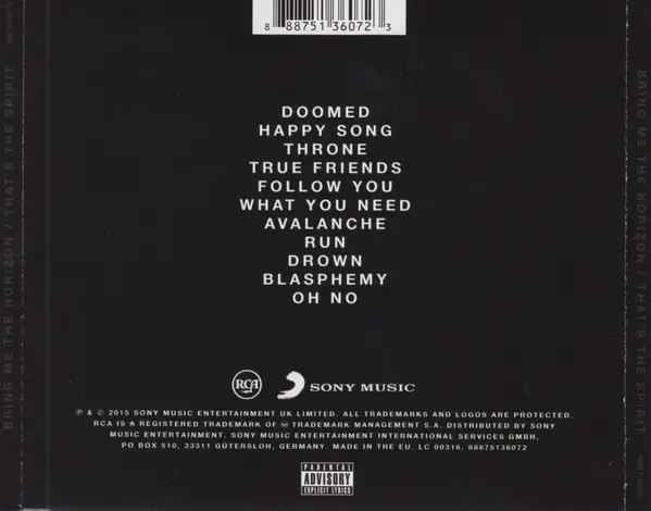 Bring Me The Horizon - That's The Spirit-1