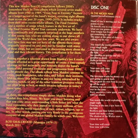 Iron Maiden - From Fear To Eternity: The Best Of 1990-2010-9