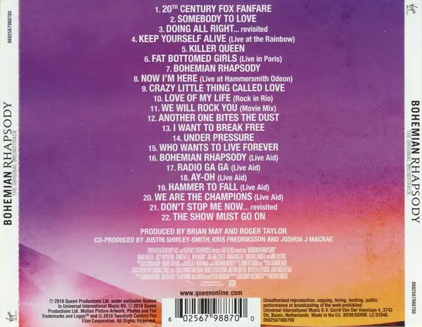 Queen - Bohemian Rhapsody (The Original Soundtrack)-1