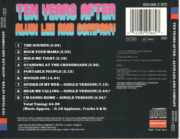 Ten Years After - Alvin Lee And Company-2