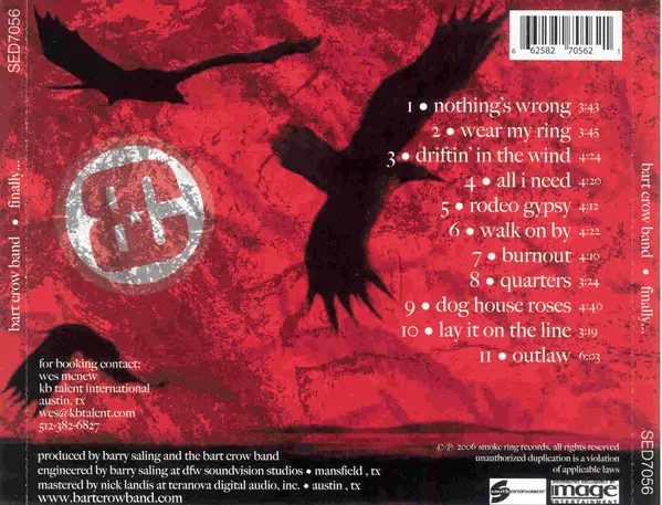 Bart Crow Band - Finally...-1
