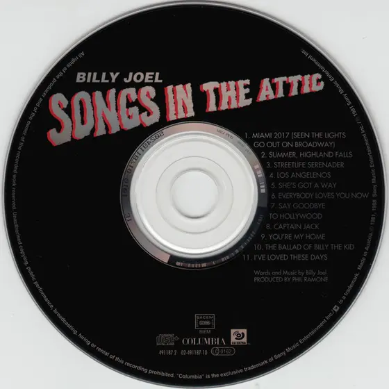 Billy Joel - Songs In The Attic-2