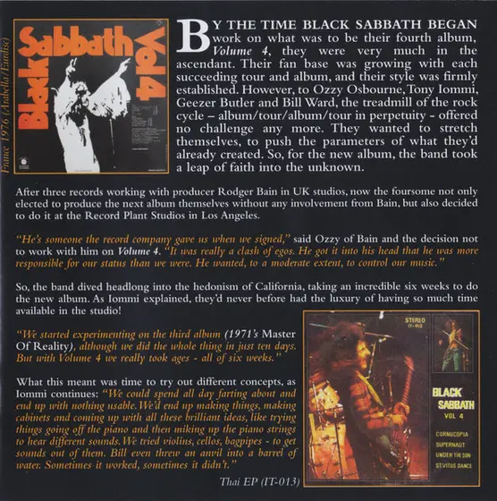 Black Sabbath - Vol 4-7
