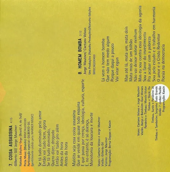 Caetano Veloso E Jorge Mautner - Eu Não Peço Desculpa-11
