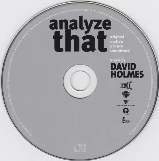 David Holmes - Analyze That (Original Motion Picture Soundtrack)-2