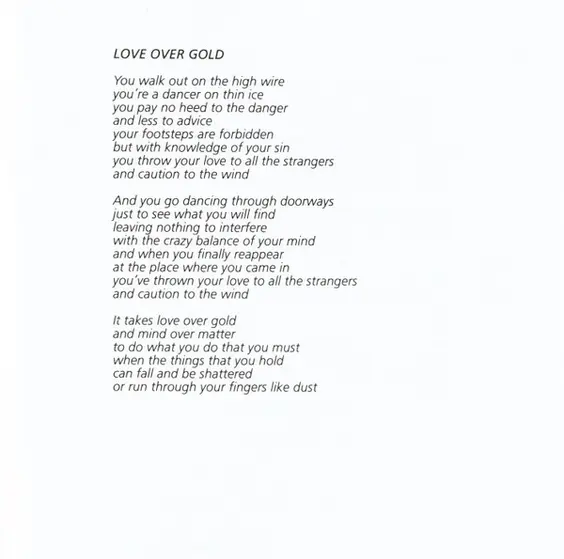 Dire Straits - Love Over Gold-10