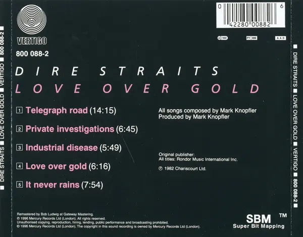 Dire Straits - Love Over Gold-1