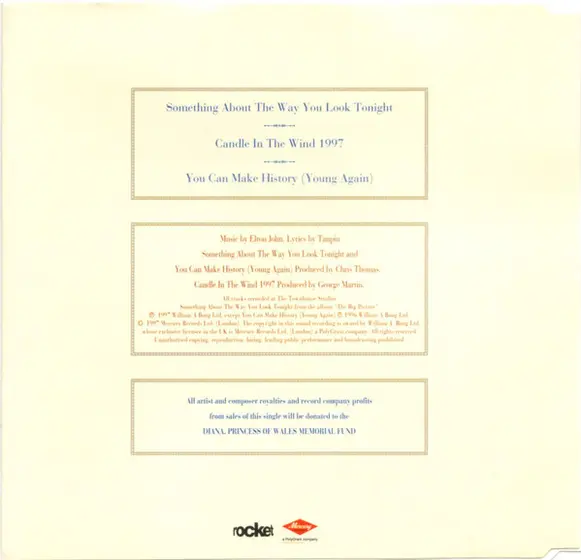 Elton John - Something About The Way You Look Tonight / Candle In The Wind 1997-2