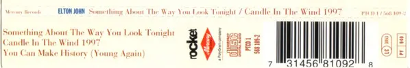 Elton John - Something About The Way You Look Tonight / Candle In The Wind 1997-1