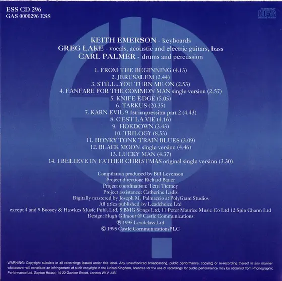 Emerson, Lake & Palmer - The Best Of Emerson, Lake & Palmer-5