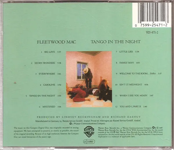 Fleetwood Mac - Tango In The Night-1