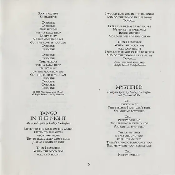 Fleetwood Mac - Tango In The Night-7