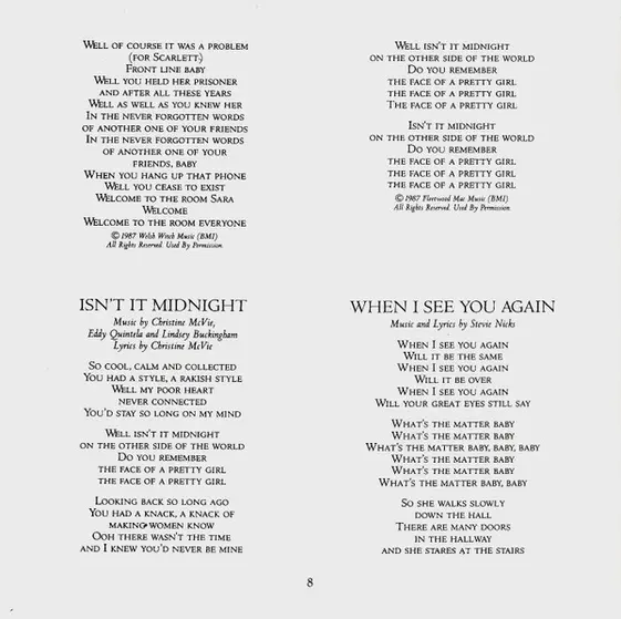 Fleetwood Mac - Tango In The Night-10