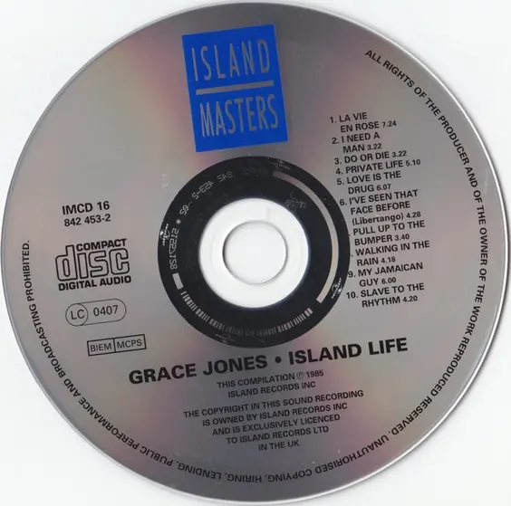 Grace Jones - Island Life-2