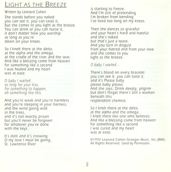Leonard Cohen - The Future-11