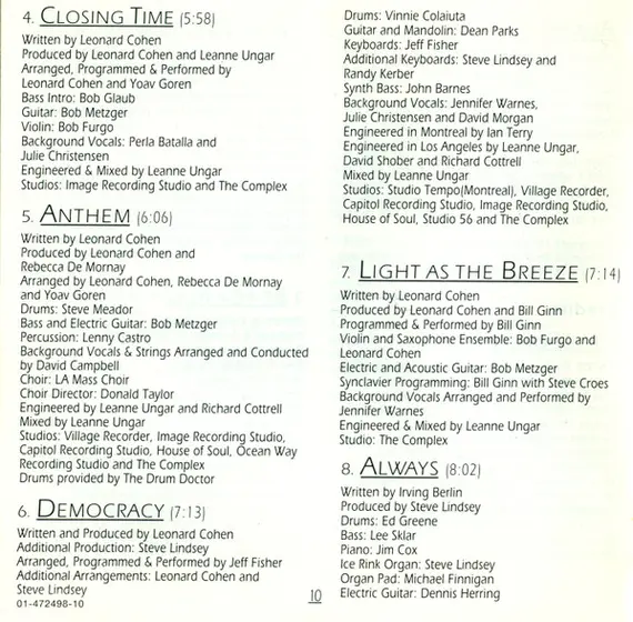 Leonard Cohen - The Future-13